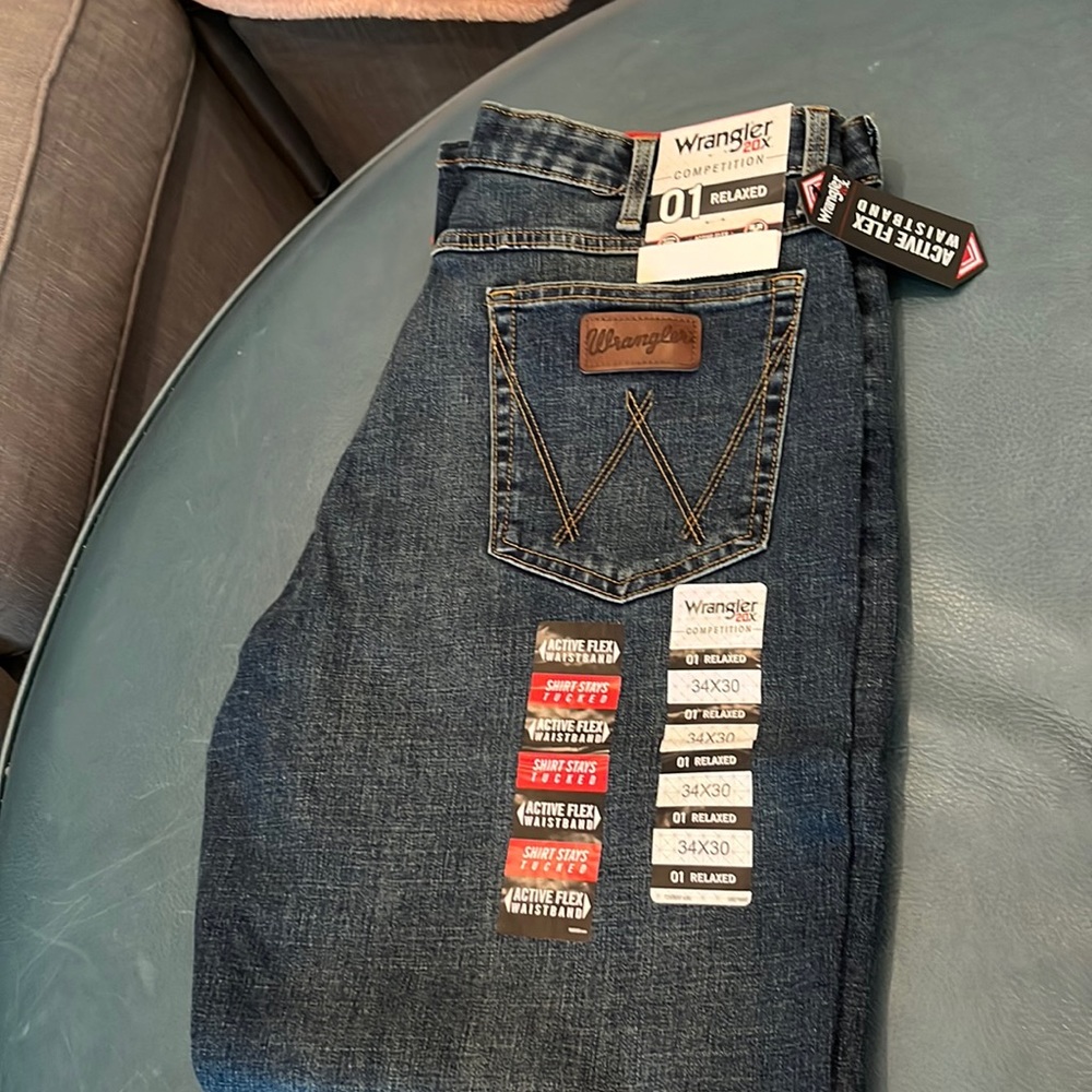 Wrangler blue jeans